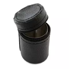 Set 4 Pahare de 30 ml, Otel Inoxidabil Cu Husa Din Piele Ecologica, Gonga®