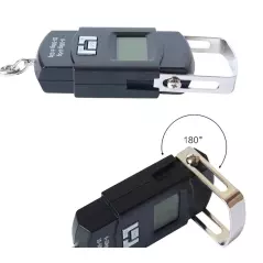 Cântar electronic de mână cu clemă pentru bagaj, 50 kg, Gonga®