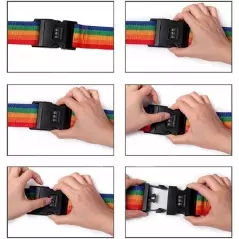 Centura de siguranta pentru bagaje, 190cm x 5cm, Gonga®