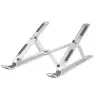 Suport pliabil pentru laptop, din aluminiu, 25x18 cm, Gonga®