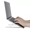 Suport pliabil pentru laptop, din aluminiu, 25x18 cm, Gonga®