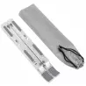 Suport pliabil pentru laptop, din aluminiu, 25x18 cm, Gonga®