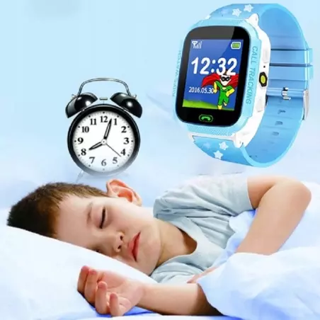 Ceas inteligent pentru copii cu lanterna si localizare, GPS, buton SOS, Gonga®