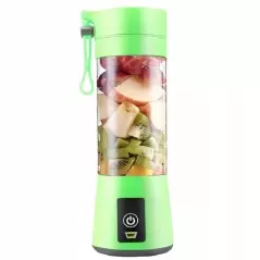 Blender, juicer, portabil, 350 ml, cu incarcare usb, Gonga® - Verde