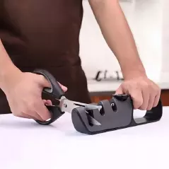 Dispozitiv de ascutit cutite, 3 in 1, cu unghi de ajustare, Gonga®