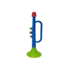 Mini trompeta pentru meciuri, evenimente, 15 cm, Gonga® - Albastru