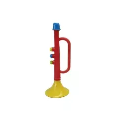 Mini trompeta pentru meciuri, evenimente, 15 cm, Gonga® - Rosu