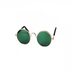Ochelari de soare pentru caini si pisici,8 x 3x 7,5 cm, Gonga® - Verde