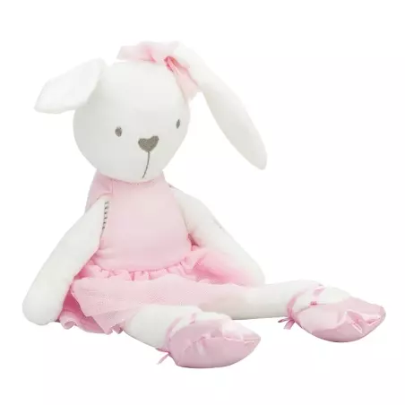 Mascota de plus, model Iepure cu rochita, Gonga®