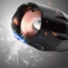 Lanterna LED tactica,13,2 x 3,5 cm, Gonga®