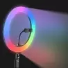 Inel RGB slefie stick diametreu 30 cm, inaltime 60-210 cm, Gonga®