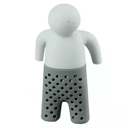 Infuzor din silicon in forma de om pentru ierburi si ceai, Gonga®