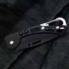 Cutit pliabil, ascutit, cu carabina incorporata, Gonga®