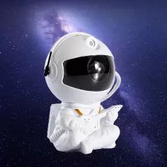 Proiector in forma de astronaut cu chitara, permite proiectarea stelelor sau galaxiilor, Gonga®