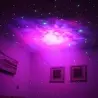 Proiector in forma de astronaut cu chitara, permite proiectarea stelelor sau galaxiilor, Gonga®