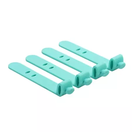 Set 4 cleme flexibile din silicon pentru organizarea cablurilor, Gonga®