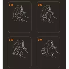 Flexor pentru exercitii antebrat, ajustabil, rezistenta 10-100kg, contor electronic cu 4 cifre, Gonga®