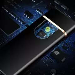 Bricheta electrica cu senzor, antivant, cablu usb inclus, Gonga®