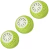 Set 3 bile odorizante pentru miros frigider, diametru de 5 cm, din plastic, Gonga®