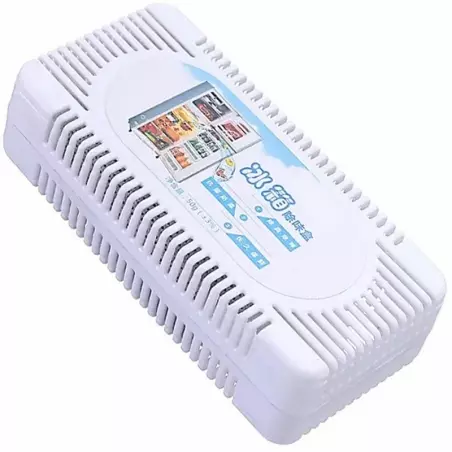 Odorizant compact pentru frigider cu carbune activ, 8x5.3x2.4 cm, din plastic, Gonga®