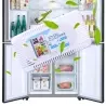 Odorizant compact pentru frigider cu carbune activ, 8x5.3x2.4 cm, din plastic, Gonga®