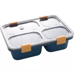 Recipient tip cutie pentru pranz, 4 compartimente, capacitate de 1200 ml, Gonga®
