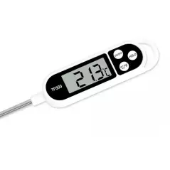 Termometru digital alimentar de insertie cu tija, 3 butoane si oprire automata, interval masurare -50° C - +300° C, Gonga®