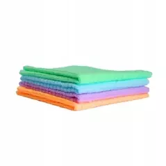 Set 4 lavete din microfibre pentru curatat, 30x30, Gonga® - Multicolor