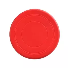 Jucarie frisbee din cauciuc pentru catei, 18 cm - Rosu