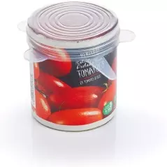 Set 6 Capace din Silicon Premium flexibile, inlocuitor folie strech, dimensiuni diferite, reutilizabile, Gonga®