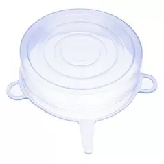 Set 6 Capace din Silicon Premium flexibile, inlocuitor folie strech, dimensiuni diferite, reutilizabile, Gonga®