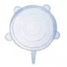 Set 6 Capace din Silicon Premium flexibile, inlocuitor folie strech, dimensiuni diferite, reutilizabile, Gonga®
