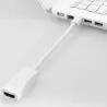 Adaptor Mini DisplayPort / Thunderbolt la HDMI pentru laptop, compatibil Apple, full HD, Gonga®