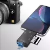Cititor de carduri 5 in 1, USB 3.0, Micro USB, Type-C, Gonga®