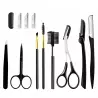 Set de 11 instrumente profesionale pentru stilizarea sprancenelor si a genelor, Gonga®
