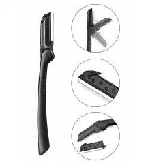 Set de 11 instrumente profesionale pentru stilizarea sprancenelor si a genelor, Gonga®