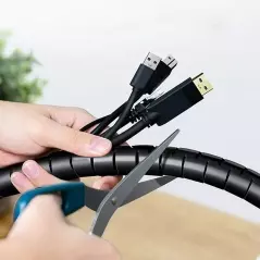 Organizator flexibil pentru cabluri, 2 m lungime, Gonga®