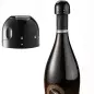 Un dop practic, din plastic, pentru vin si sampanie, cu buton de blocare, Gonga®