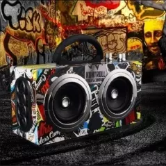 Boxa Wireless portabila, model retro, Gonga®