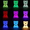 Lampa de veghe pentru copii, model catel din silicon, lumina calda si multicolora, Gonga®