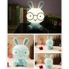 Lampa de veghe pentru copii, model iepuras, lumina calda, Gonga®
