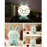 Lampa de veghe pentru copii, model iepuras, lumina calda, Gonga®