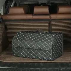 Organizator pentru portbagaj din piele ecologica, 55 x 32 x 30 cm, Gonga®