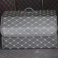 Organizator pentru portbagaj din piele ecologica, 55 x 32 x 30 cm, Gonga®