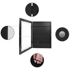 Rama foto din lemn, A4, 33x25 cm, Gonga®