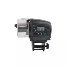 Hranitor automat pentru pesti de acvariu, afisaj LCD, plastic, 10.6x10.3x5.9 cm, Gonga®