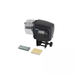 Hranitor automat pentru pesti de acvariu, afisaj LCD, plastic, 10.6x10.3x5.9 cm, Gonga®
