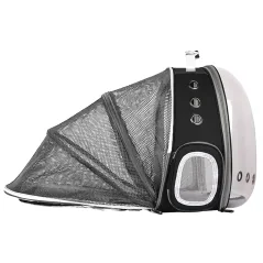 Rucsac transport animale de companie, tip panoramic, spate extensibil, Gonga®