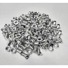 Set de constructie, Locomotiva, elemente metalice cu surub, 340 bucati, Gonga®