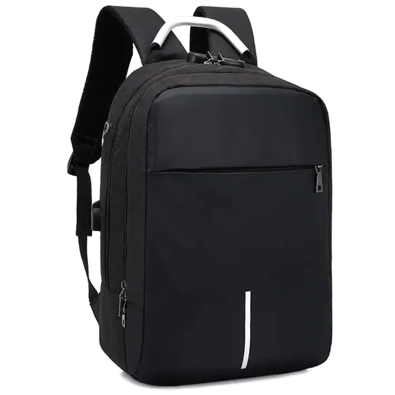 Rucsac cu cifru si port USB, impermeabil, Gonga®